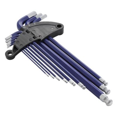 Image showing  9 pc. Metric Extra Long Arm Ball Point Hex Key