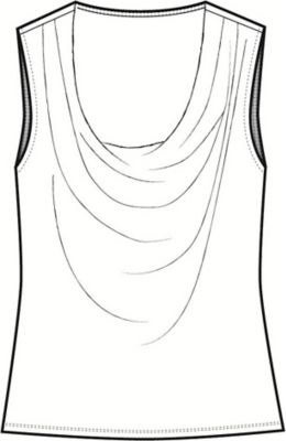 Image showing  Women's Cowl Neck Tank Top