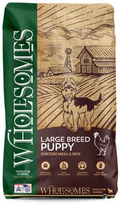 Wholesomes Large Breed Puppy Dog Food, 35 lb.