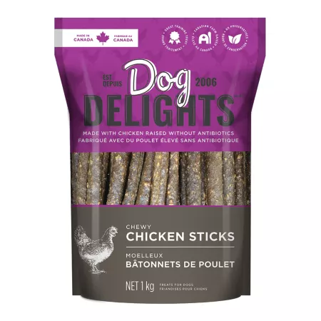 Dog Delights Chicken Sticks Chews Dog Treats 35 oz. Dog Soft & Chewy Treats