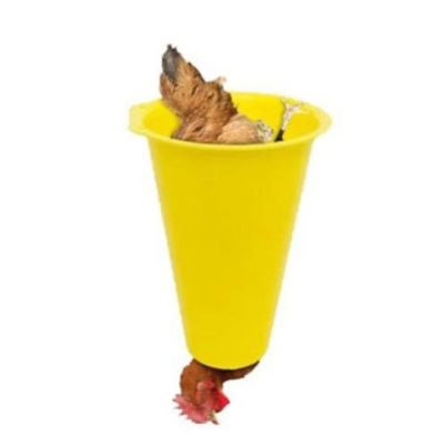 Image showing  Single Chicken Restraining, Processing Cone