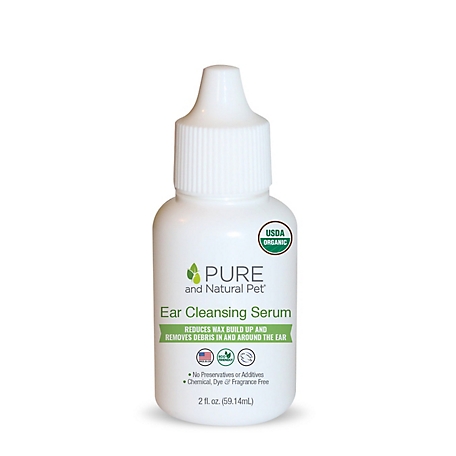 Pure and Natural Pet Certified Organic Ear Cleansing Serum, PN240