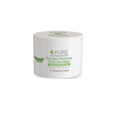 Pure and Natural Pet Tear Stain Removing Under Eye Wipes, PN279