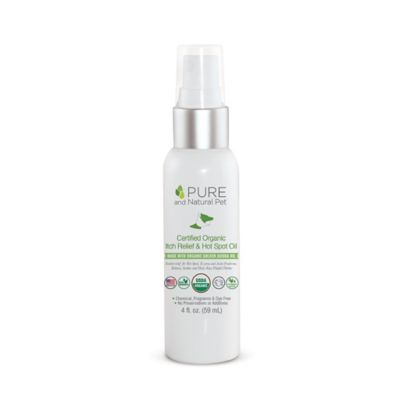 Pure and Natural Pet Certified Organic Itch Relief and Hot Spot Oil