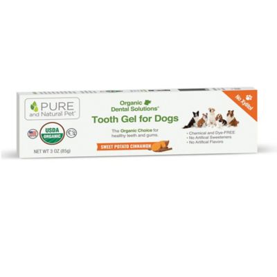 Image showing  Organic Dental Solutions Sweet Potato Flavor Tooth Gel for Dogs