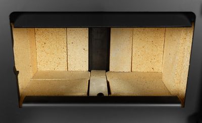 Image showing  1800 sq. ft. Wood Stove with Stainless Steel Ash Lip and Blower, HWS-1200-B