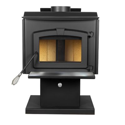 Image showing  1800 sq. ft. Wood Stove with Stainless Steel Ash Lip and Blower, HWS-1200-B