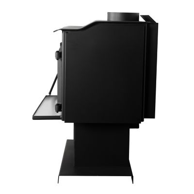 Image showing  1800 sq. ft. Wood Stove with Stainless Steel Ash Lip and Blower, HWS-1200-B