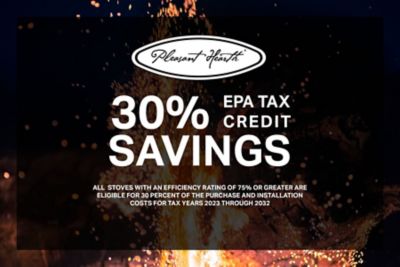 Image showing 9 th Pleasant Hearth 1800 sq. ft. Wood Stove with Stainless Steel Ash Lip and Blower, HWS-1200-B