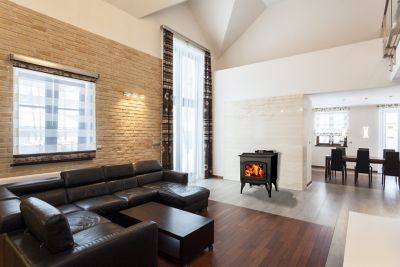 Image showing 7 th Pleasant Hearth 1800 sq. ft. Wood Stove, GWS-1200