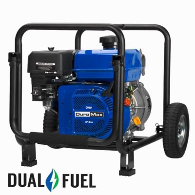 DuroMax 212cc 2 in. Dual Fuel Semi-Trash Water Pump, 158 GPM, XP652WX