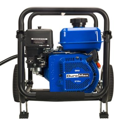 Image showing 9 th DuroMax 212cc 2 in. Dual Fuel Semi-Trash Water Pump, 158 GPM