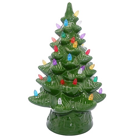 Red Shed Ceramic Lighted Tree at Tractor Supply Co.