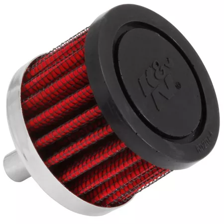 K&N Air Filter/Breather Filter Height: 1.5" Flange Length: 0.875" Shape: Breather 62-1000 Automotive Air Filters