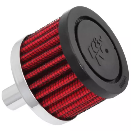 K&N Vent Air Filter Flange Diameter: 0.5" Filter Height: 1.5" Flange Length: 0.875" Shape: Breather Automotive Air Filters