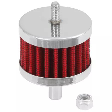 K&N Vent Air Filter: Flange Diameter: 0.25" Filter Height: 1.5" Flange Length: 0.875" Shape: Breather Automotive Air Filters