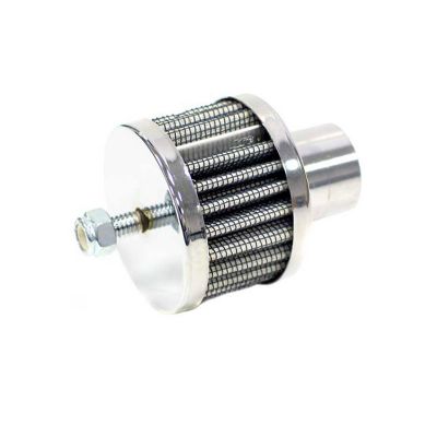 K&N Vent Air Filter/ Breather: Filter Height: 1.5 in., Flange Length: 1 in., Shape: Breather, 62-1130