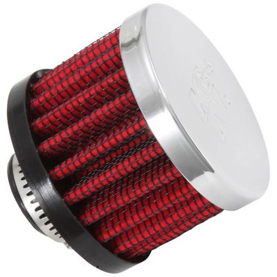K&N 1.5 in. Breather Vent Air Filter, 0.5 in. x 0.4375 in. FLG