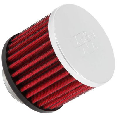 K&N Vent Air Filter: Flange Diameter: 1.375 in., Filter Height: 2.5 in., Flange Length: 0.4375 in., Shape: Breather