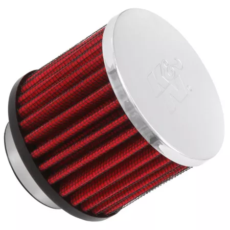 K&N Vent Air Filter: Flange Diameter: 1.5" Filter Height: 2.5" Flange Length: 0.4375" Shape: Breather Automotive Air Filters