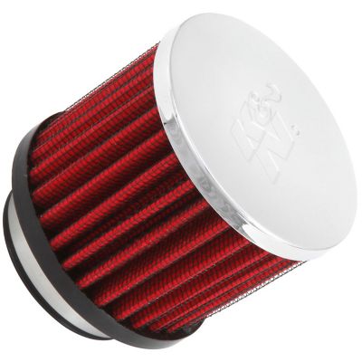 K&N 2.5 in. Breather Vent Air Filter, 1.75 in. x 0.625 in. FLG, 62-1480