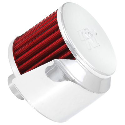 K&N 2.5 in. Breather Vent Air Filter, 1 in. FLG, 62-1520