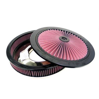K&N X-Stream Top Air Filter: Washable, Replacement Engine Filter: Shape: Round, 66-3000