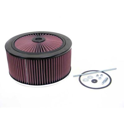 K&N Round X-Stream Top Washable Air Filter, 66-3140