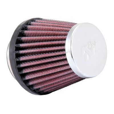 K&N Universal Air Filter: Flange Diameter: 1.6875 In, Filter Height: 2.75 In, Flange Length: 0.625 In, Shape: Round, RC-1070