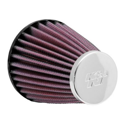 K&N Universal Air Filter: Flange Diameter: 2.0625 In, Filter Height: 4 In, Flange Length: 0.625 In, Shape: Round, RC-1200