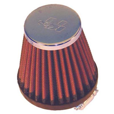 K&N Universal Air Filter: Flange Diameter: 1.5 In, Filter Height: 3 In, Flange Length: 0.6 In, Shape: Round Tapered, RC-2310