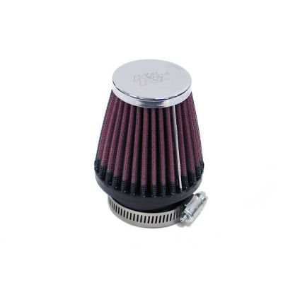 K&N Universal Air Filter: Flange Diameter: 1.8 In, Filter Height: 3 In, Flange Length: 0.6 In, Shape: Round Tapered, RC-2320