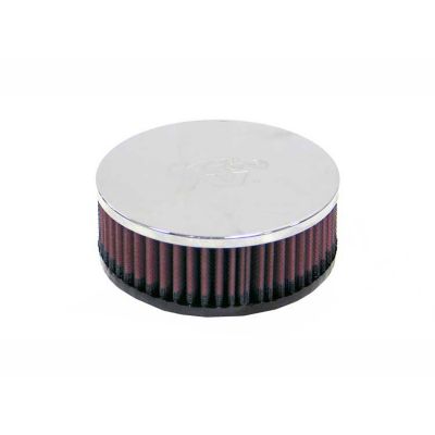 K&N 2 in. Universal Round Air Filter, 2 in. x 0.625 in. FLG