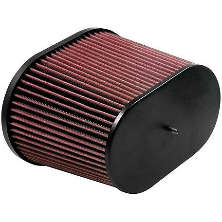 K&N Universal Air Filter: Flange Diameter: 3.6 In, Filter Height: 7.8 In, Flange Length: 1 In, Shape: Oval Straight, RC-5178