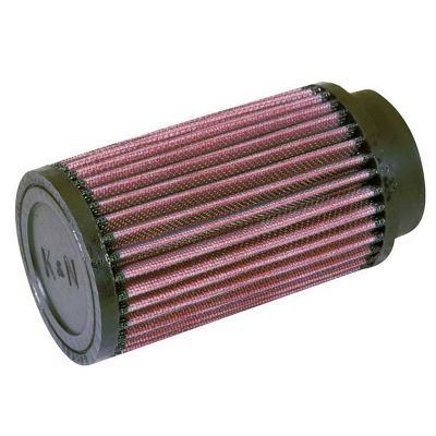 K&N Universal Air Filter, Flange Diameter: 2.5 in., Filter Height: 6 in., Flange Length: 0.625 in., Shape: Round, RD-0720