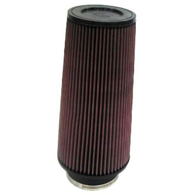 K&N Universal Air Filter: Flange Diameter: 4 In, Filter Height: 12 In, Flange Length: 1.75 In, Shape: Round Tapered, RE-0860