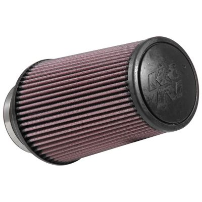 K&N Universal Air Filter: Flange Diameter: 4 In, Filter Height: 9 In, Flange Length: 1.75 In, Shape: Round Tapered, RE-0870