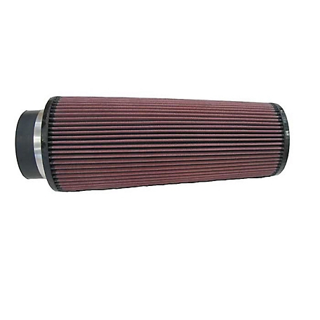 K&N Universal Air Filter: Flange Diameter: 4 In, Filter Height: 14 In, Flange Length: 1.75 In, Shape: Round Tapered, RE-0880