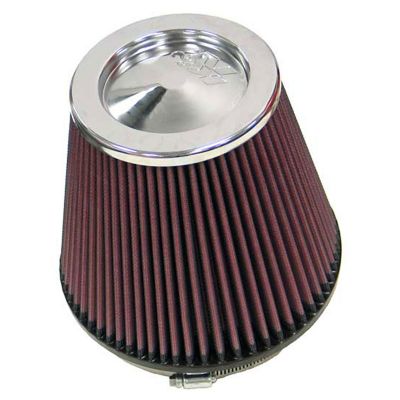 K&N 6.5 in. Universal Round Tapered Air Filter, 6 in. x 1 in. FLG, RF-1042