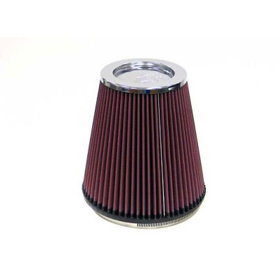 K&N 8 in. Universal Round Tapered Air Filter, 6 in. x 0.625 in. FLG