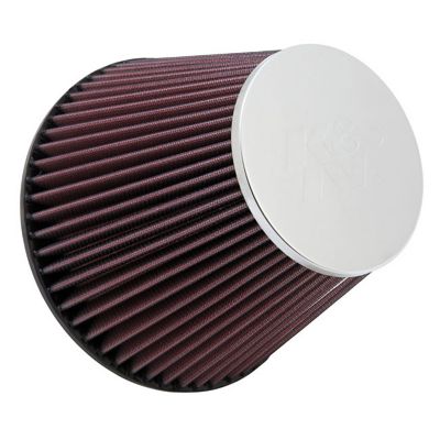 K&N 6 in. Universal Round Tapered Air Filter, 6 in. x 0.625 in. FLG, RF-1048