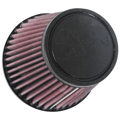 K&N 4.375 in. Universal Round Air Filter, 3.125 in. x 0.938 in. FLG