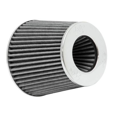 K&N Universal Round Air Filter, 4 in. x 1.1 in. FLG