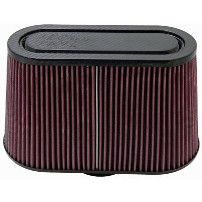 K&N Universal Air Filter: Flange Diameter: 3.8 In, Filter Height: 7 In, Flange Length: 0.9 In, Shape: Oval Straight, RP-5103