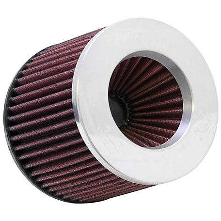 K&N Universal Air Filter: Flange Diameter: 3 In, Filter Height: 5 In, Flange Length: 1.75 In, Shape: Round Reverse, RR-3003