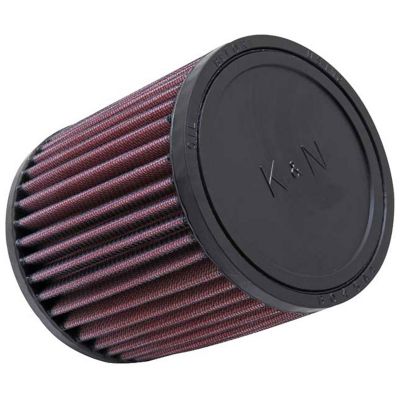 K&N 5 in. Universal Round Air Filter, 2.6875 in. x 0.625 in. FLG