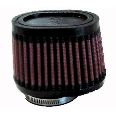 K&N Universal Air Filter: Flange Diameter: 2.125 In, Filter Height: 2.75 In, Flange Length: 0.625 In, Shape: Oval, RU-0981