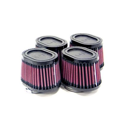 K&N 2.75 in. Universal Oval Air Filter, 2.125 in. x 0.625 in.