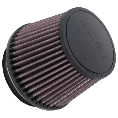 K&N Universal Air Filter, Flange Diameter: 4.5 in., Filter Height: 4.5 in., Flange Length: 0.625 in., Shape: Round, RU-1005