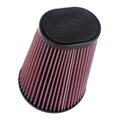 K&N Universal Oval Tapered Air Filter, 4.5 in. x 0.625 in. FLG
